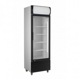 SARO Kühlschrank mit Glastür und Werbetafel
