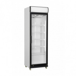 SARO Kühlschrank mit Glastür und Werbetafel
